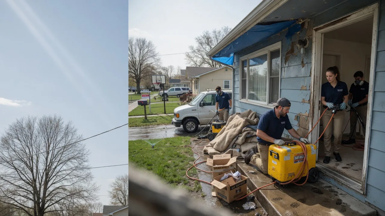 Basement Flood Cleanup in Temple, NH near me